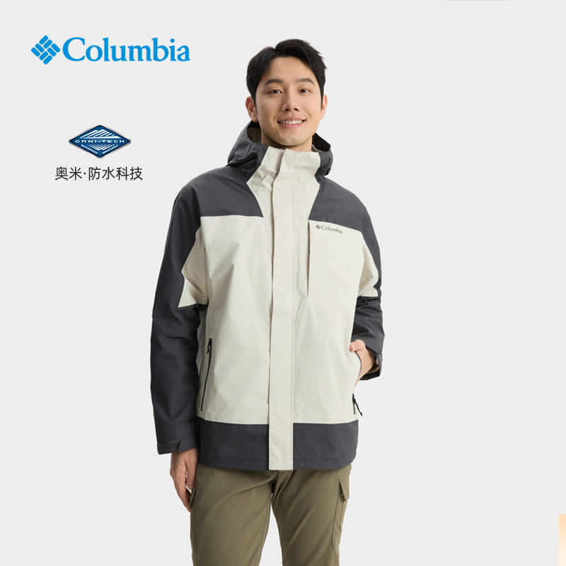 Columbia25新款男冲锋衣外套