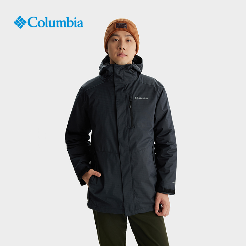 哥伦比亚保暖防水三合一冲锋衣