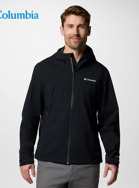 Columbia哥伦比亚户外男25春夏新款防风防水单层冲锋衣外套WE8748