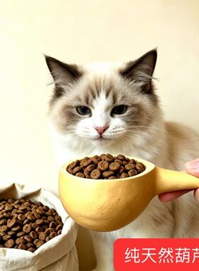 网红天然葫芦瓢宠物勺子狗粮猫粮勺铲米勺面粉勺五谷杂粮多功能