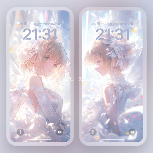 手机壁纸 百变小樱-花嫁｜高清5K4K手机壁纸xercxerc