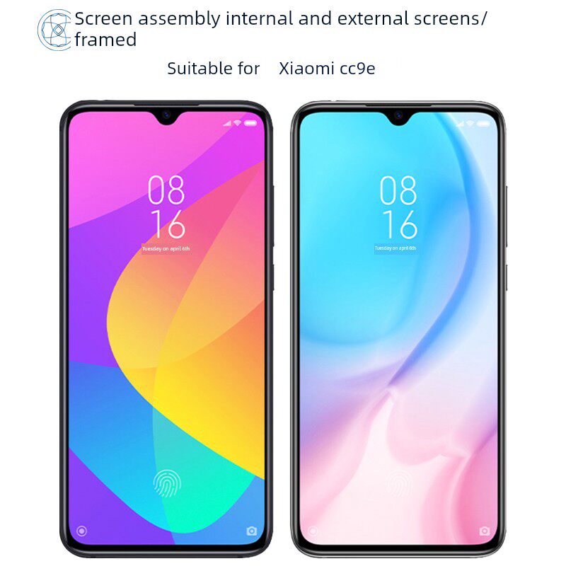 适用屏幕用小米Cc9E屏幕组装与框架Cc9E显示液晶屏内外屏触摸屏集