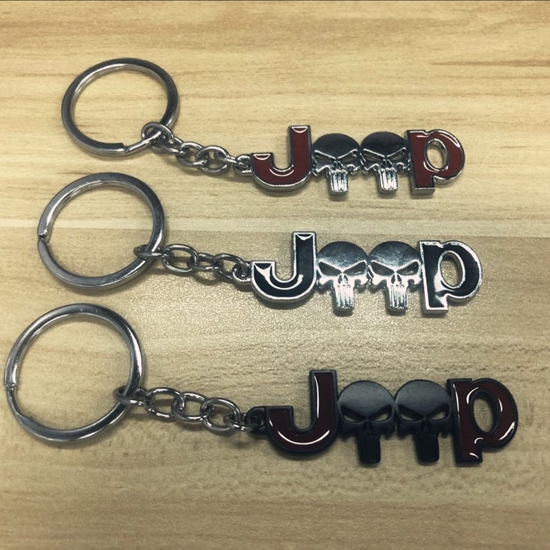 汽车改装车标自由光指南者自由客牧马人大切诺基汽车钥匙扣