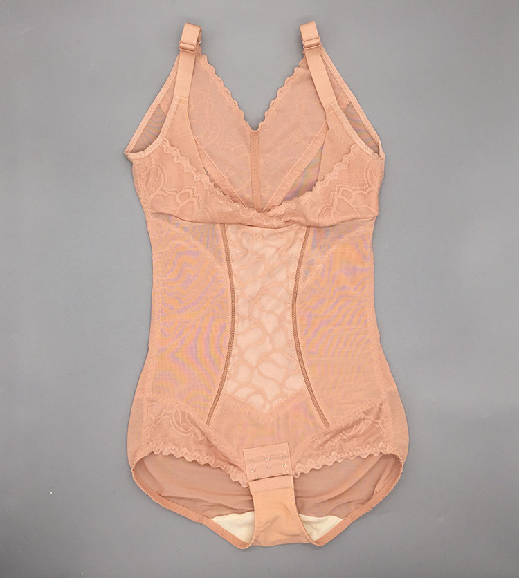 婷美专柜正品夏季超薄连体塑身衣收腹束腰产后塑形抚平赘肉TL9346