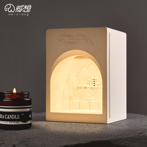 威想布达拉宫嵌入式石膏壁灯