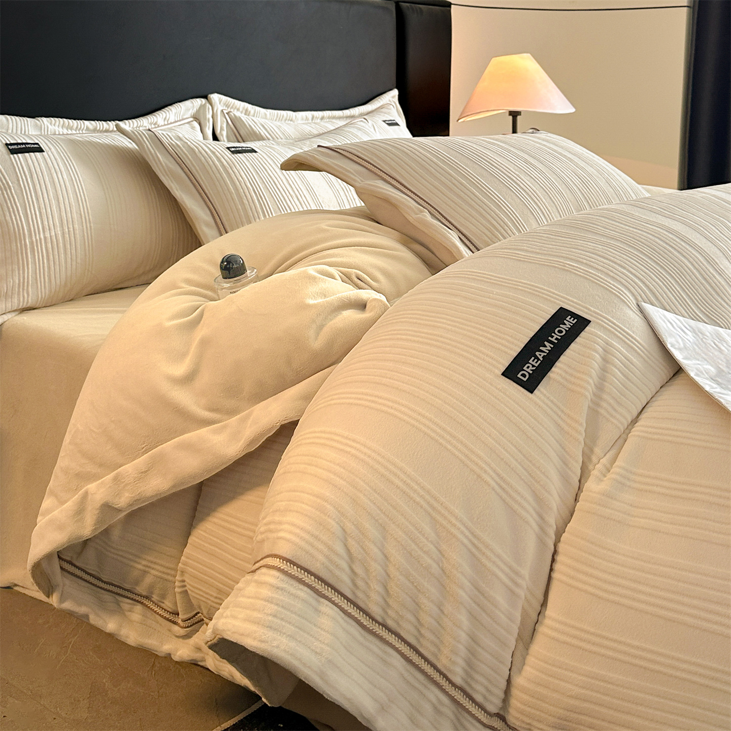 牛奶绒四件套秋冬季新款