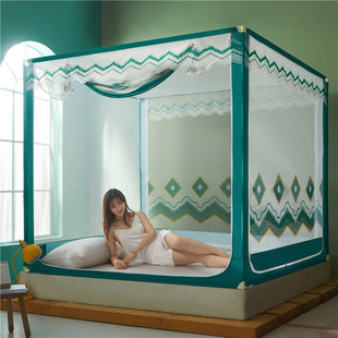 加密蚊帐家用免安装 新款 方便拆洗蒙古包宝宝防摔儿童加厚支架固定