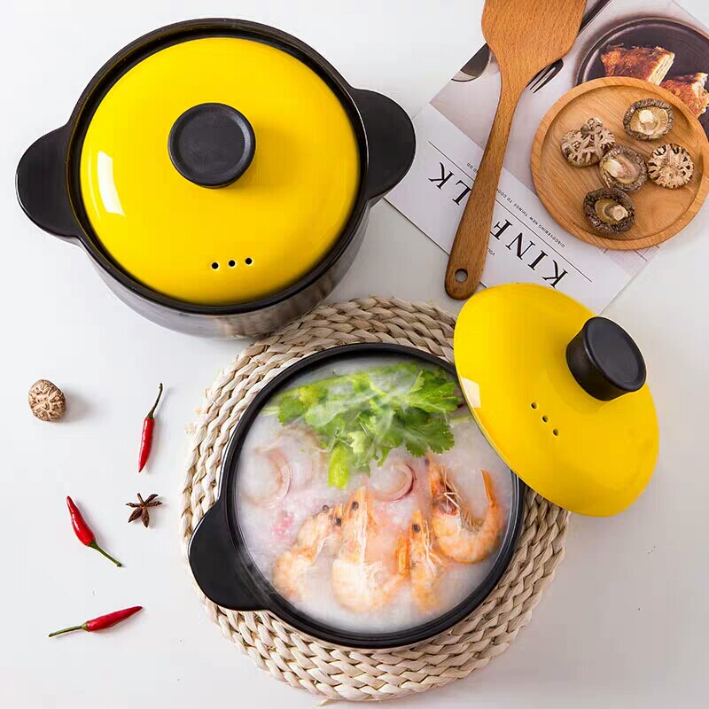 bộ chén dĩa cao cấp Gốm Sứ Hầm Nồi Chịu Nhiệt Độ Cao Soong Nồi Canh Ngọn Lửa Mở Hộ Gia Đình Gas Crock Nồi Lớn Nồi Canh 	mua bát ăn dặm	 bát ăn nhà hàng