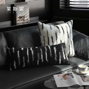 莱斯妮北欧沙发抱枕靠垫家用客厅办公室靠背棉麻靠枕抱枕套四季