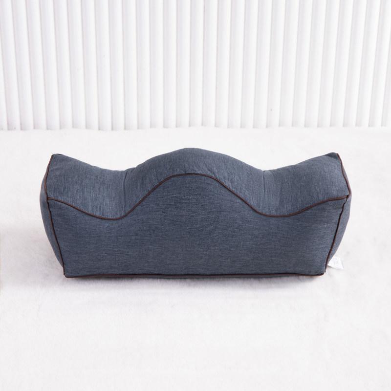 L. 대나무 린넨진한 파란색, A. 55cmx17cmx17cm