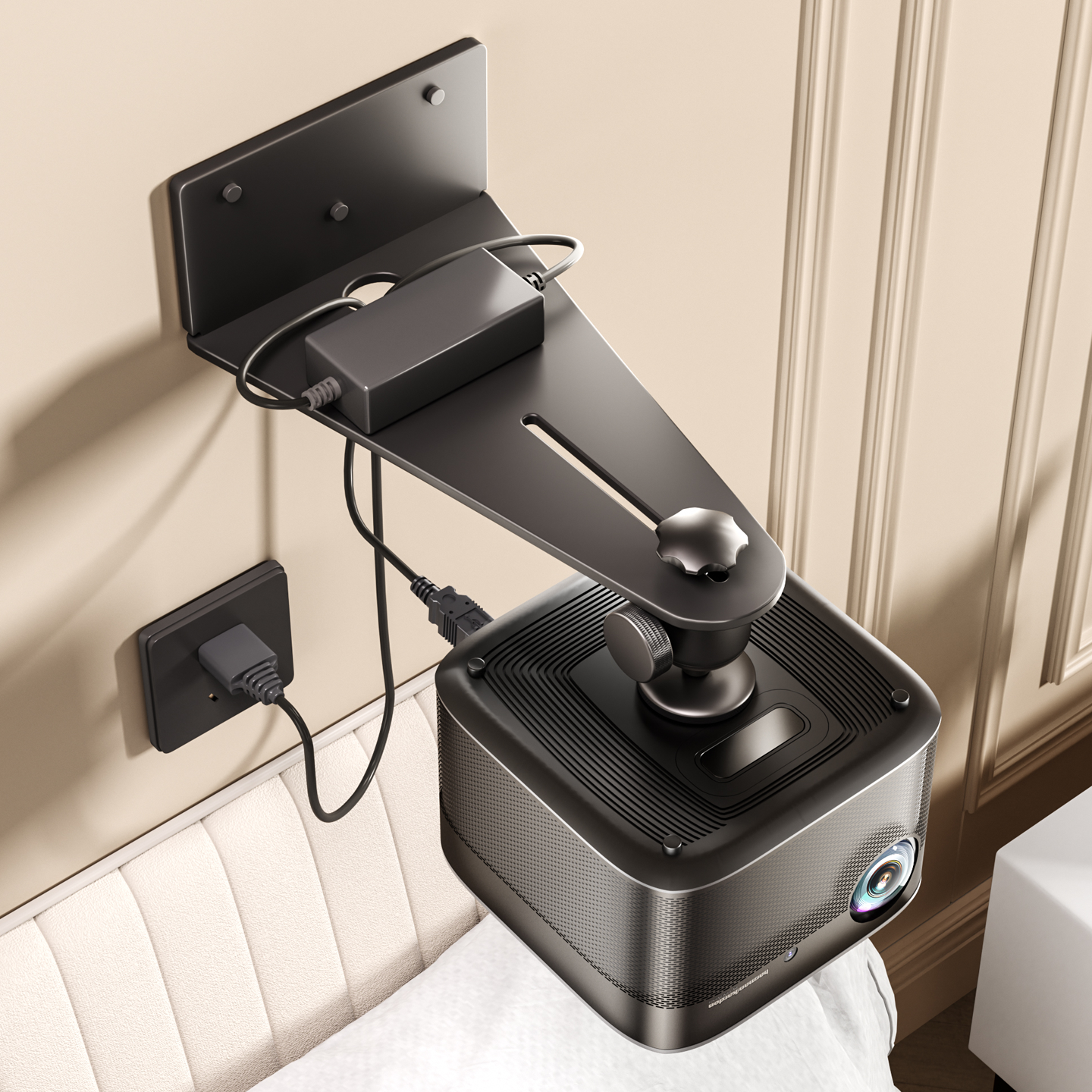 壁挂投影仪吊装万向支架