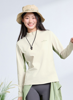 乔丹长袖T恤衫女2025秋季透气吸汗户外休闲运动上衣QDFTL2253320