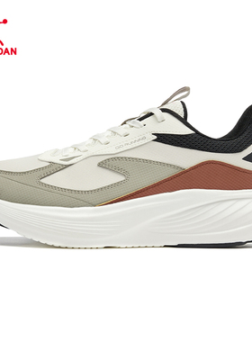 乔丹跑步鞋男2025秋季革面防水轻便缓震耐磨运动鞋QDB023254211G