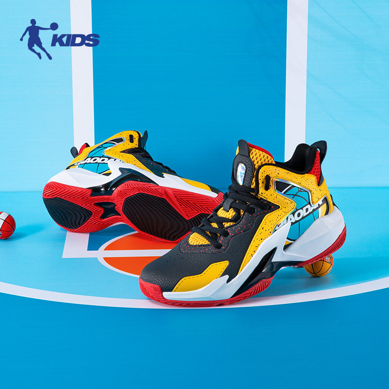 乔丹儿童童鞋篮球鞋新款训练鞋减震