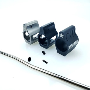 AR金属导气座 BCM玩具装饰模型导气杆前稳定司骏锦明司马精击通用