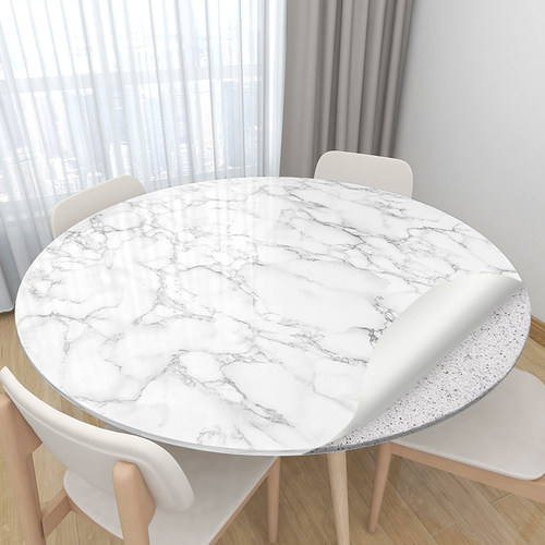 餐桌防水防油台面改造大理石贴纸