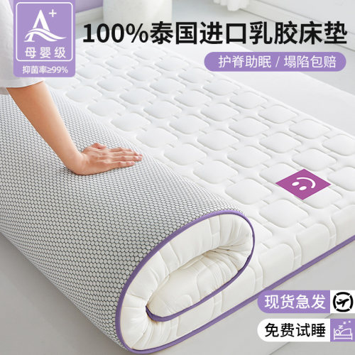 乳胶床垫软垫家用卧室180x200租房专用床褥垫榻榻米海绵垫子1.5米