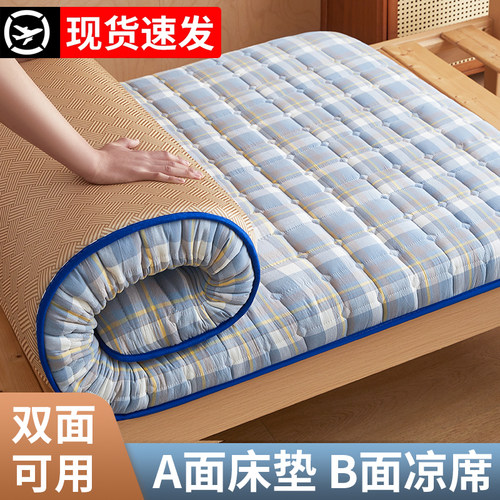 冰丝凉席床垫软垫学生宿舍单人专用90x190cm冬夏两用榻榻米床垫子