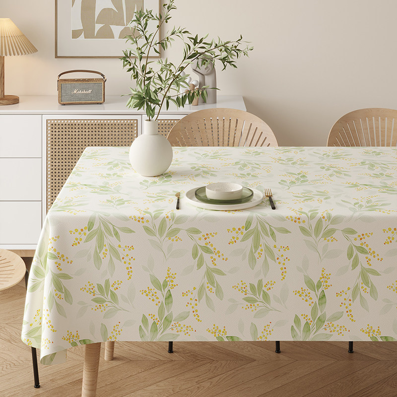 小清新桌布防水防油防烫免洗PVC长方形茶几桌布台布餐桌桌布加厚,居家布艺,桌布,淘宝优惠券,粉丝福利购,淘宝优惠卷