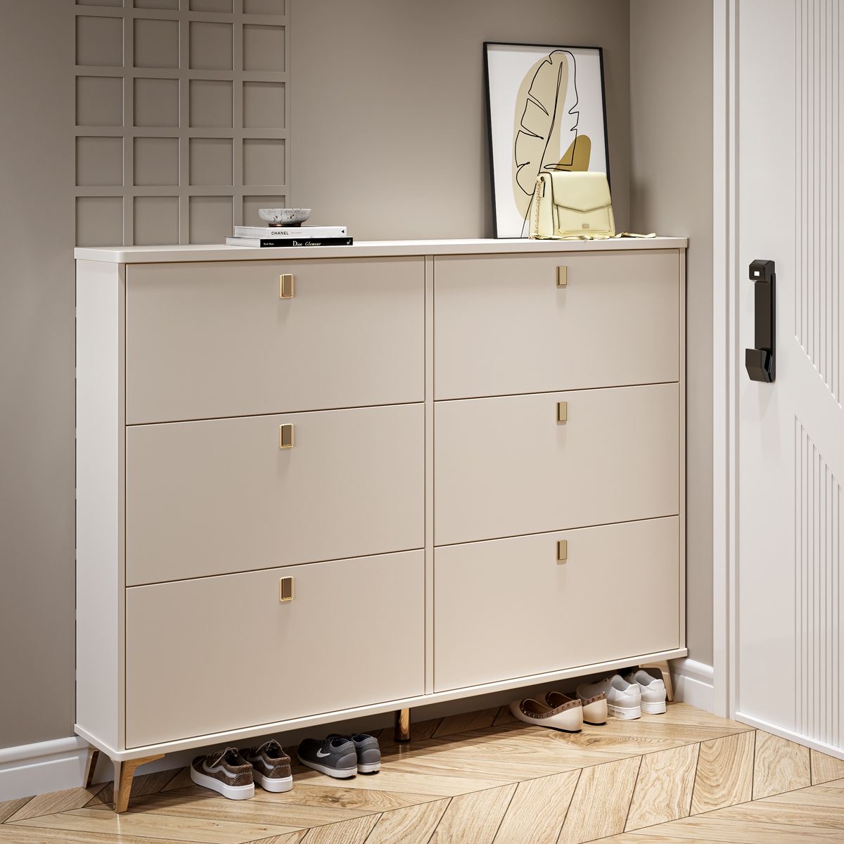 新款大容量鞋柜收纳神器省空间