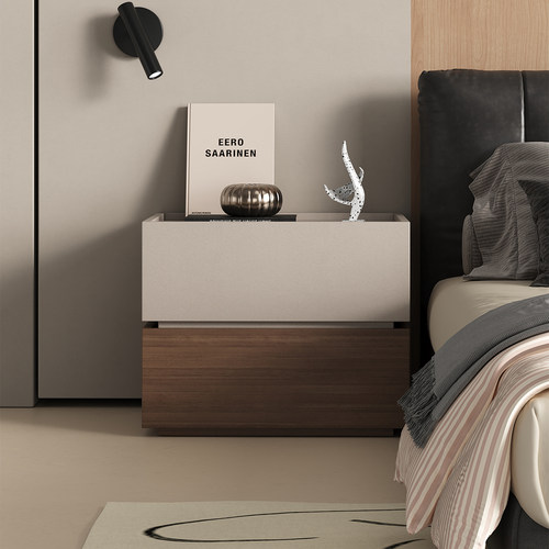 现货速发-实木免安装床头柜