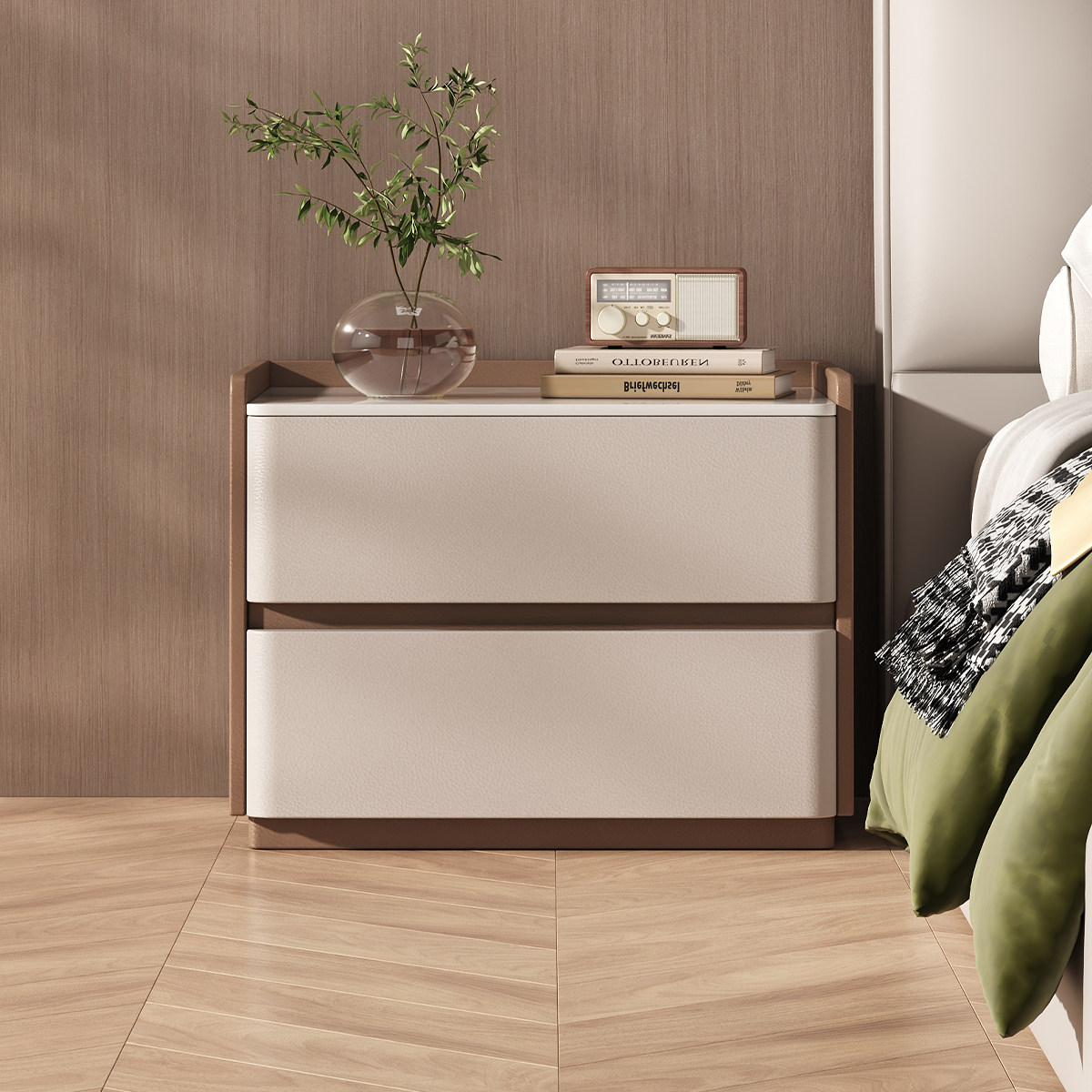 实木床头柜家用卧室2025爆款新款轻奢高级感小型简约床边收纳柜子,住宅家具,床头柜,淘宝优惠券,粉丝福利购,淘宝优惠卷