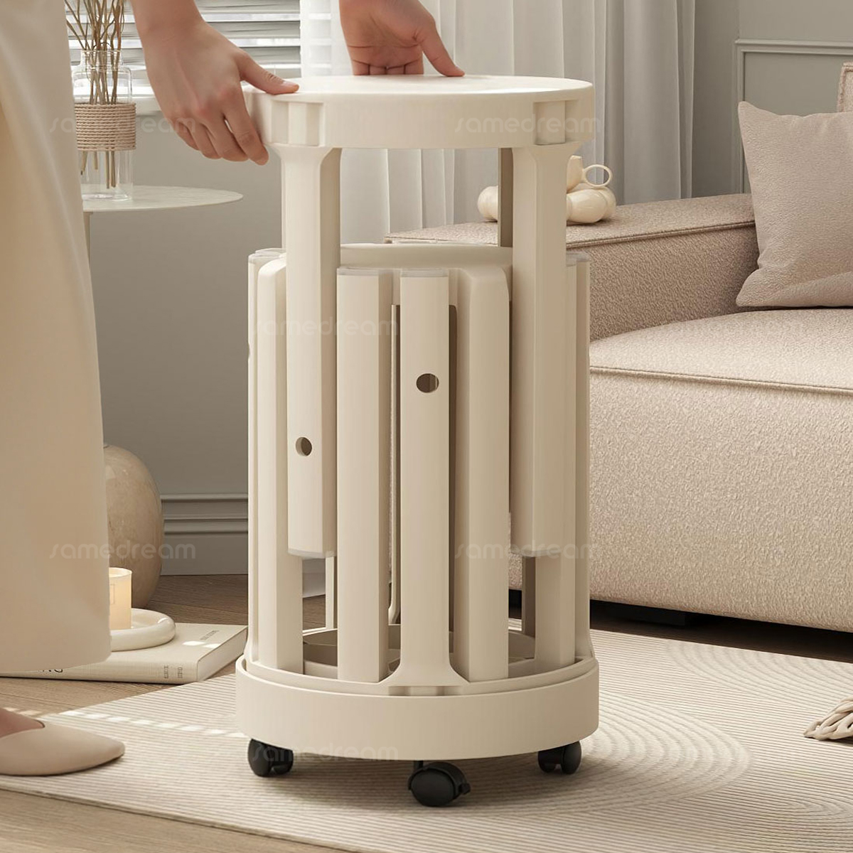 2025新款专利塑料叠叠乐凳子圆凳