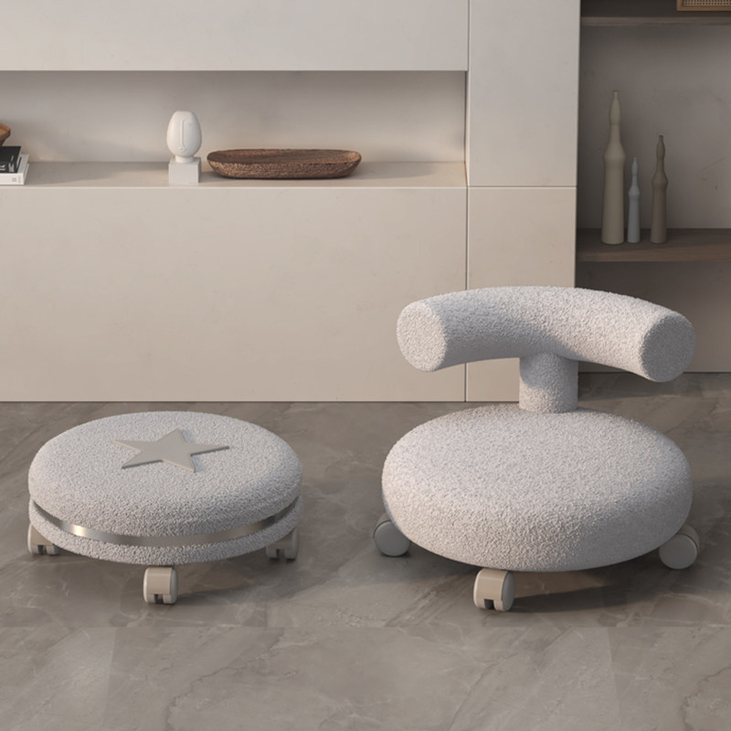 三梦滑轮矮凳带万向轮小凳子家用带娃神器学步凳懒人美缝靠背椅子,住宅家具,矮凳,淘宝优惠券,粉丝福利购,淘宝优惠卷