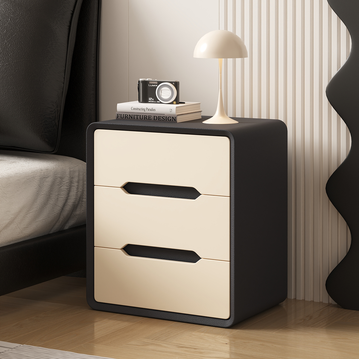 三梦实木床头柜家用卧室2025爆款