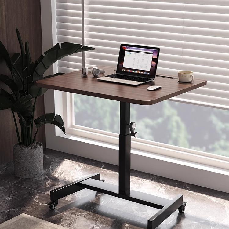 可移动升降桌站立式工作台床边桌家用电脑桌简易书桌卧室学习桌