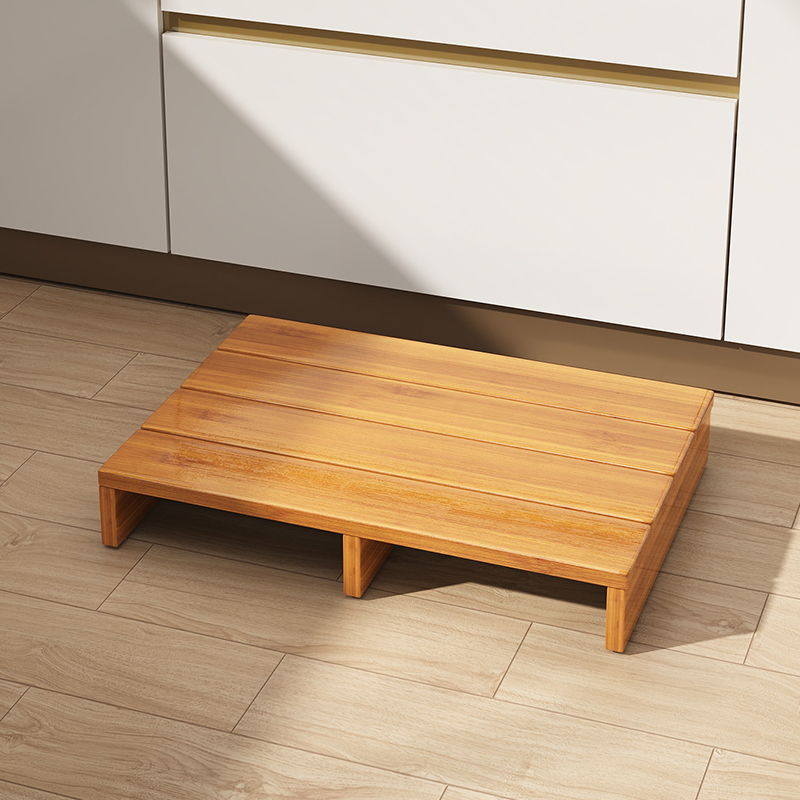 三梦脚踏板楠竹脚踏凳台阶凳子