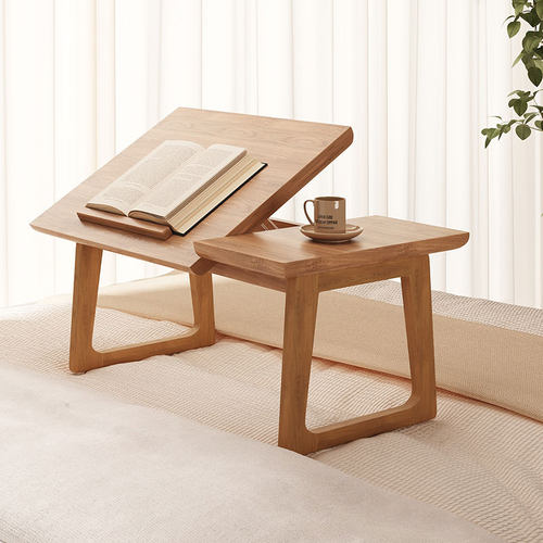 折叠飘窗小桌子日式榻榻米茶几炕几家用实木卧室坐地床上小茶桌