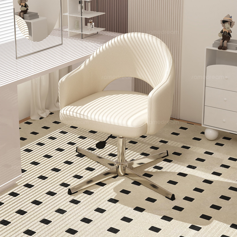 奶油风化妆椅女生卧室衣帽间梳妆台专用凳子美甲椅2025新款化妆凳,住宅家具,梳妆凳,淘宝优惠券,粉丝福利购,淘宝优惠卷