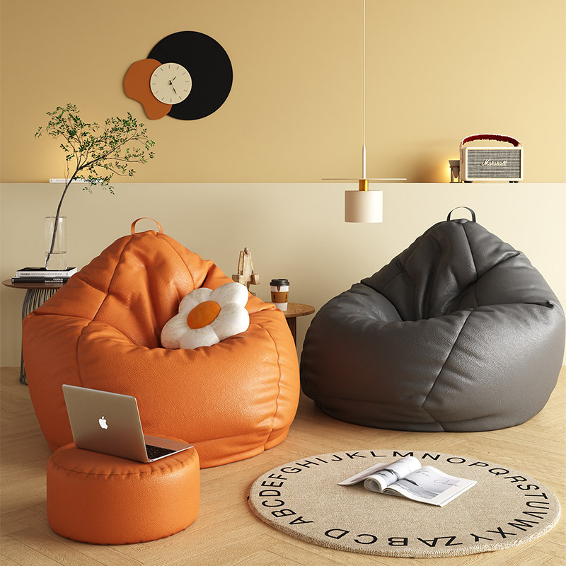 懒人沙发豆袋小户型科技布可躺可睡卧室躺椅网红小沙发休闲单人