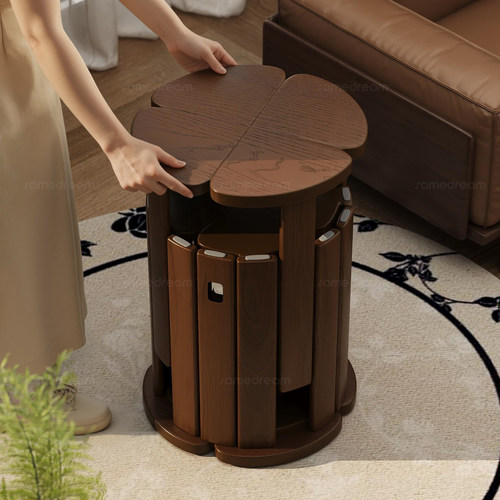 三梦中古四叶草可叠放叠叠乐凳子