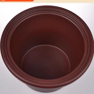 适用浩特快速煲2.5L3.5L4.5L5.5L6L黑紫砂陶瓷电炖锅备用内胆盖子