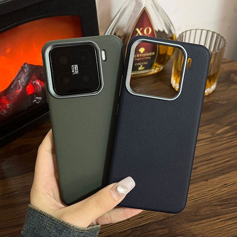 适用xiaomi小米15pro手机壳钻石纹小米15磁吸充电壳小米14pro轻奢皮革超薄磨砂防指纹小米14高级感全包防摔男