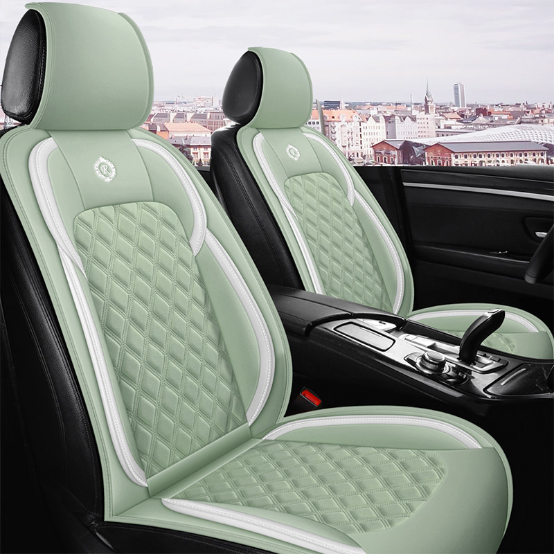 新疆纯棉汽车坐垫四季通用棉麻透气座椅垫冬季半包围秋冬座垫座套