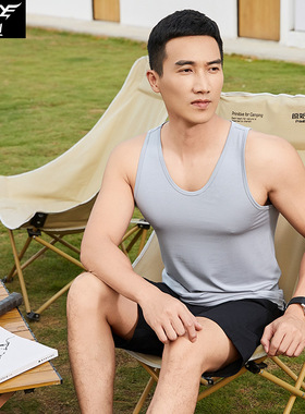 犇业2025夏季男莫代尔背心冰丝裸感薄款内穿打底运动健身汗衫9717