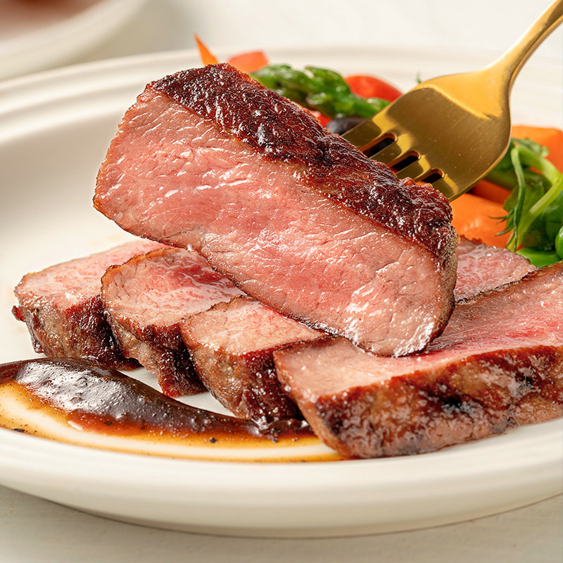 绝世牛排原肉整切黑椒单片牛扒牛肉新鲜儿童菲力西冷雪花眼肉