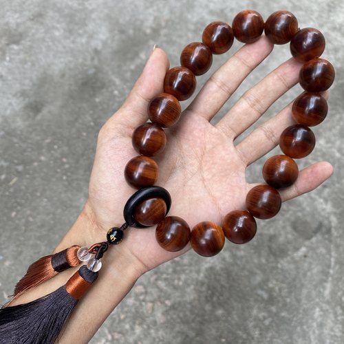 正宗崖柏手串柏木手链太行山原木老料涯柏108颗珠子念珠佛珠男女
