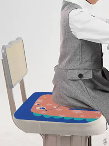 Детское дышащее кресло, мультяшный стульчик для кормления для домашнего использования для школьников для еды, подушка, увеличенная толщина