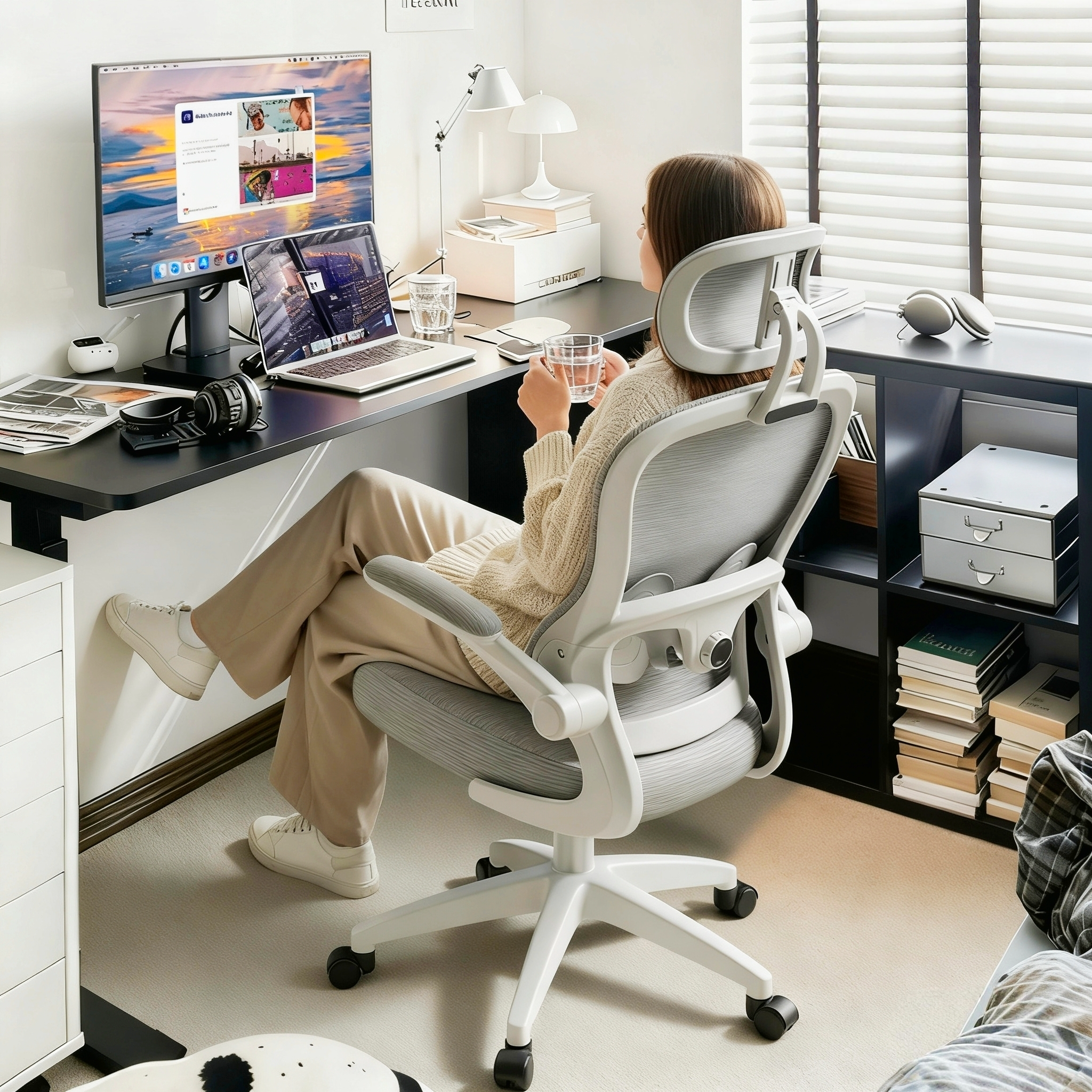 办公椅家用电脑椅舒适久坐学习椅