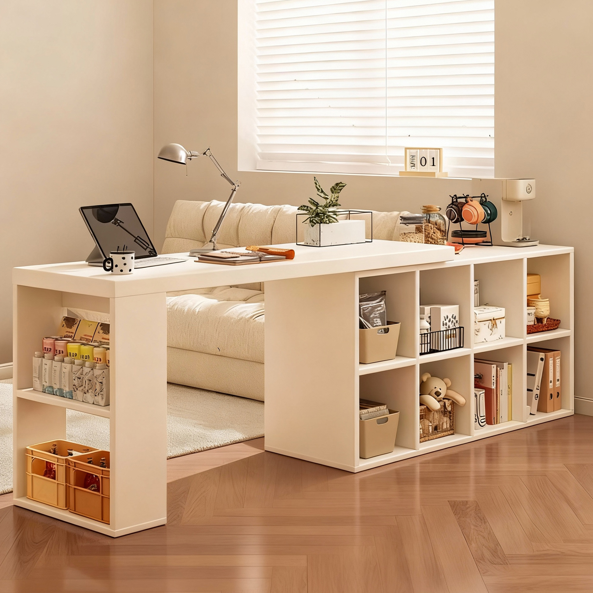 实木沙发隔断置物架格子柜吧台桌家用客厅小户型餐边柜一体可伸缩,住宅家具,搁板/置物架/家用陈列架,淘宝优惠券,粉丝福利购,淘宝优惠卷