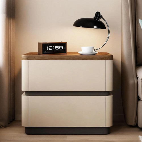 密码锁床头柜小型储物