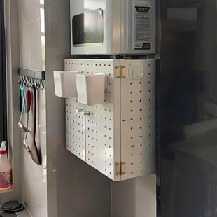 隐序热水器燃气遮挡罩开门式锅炉洞洞板遮丑神器厨房管子美化遮挡