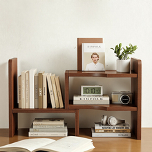 书架桌面置物架办公室整理架小型多层架子桌上家用书桌玄关收纳架
