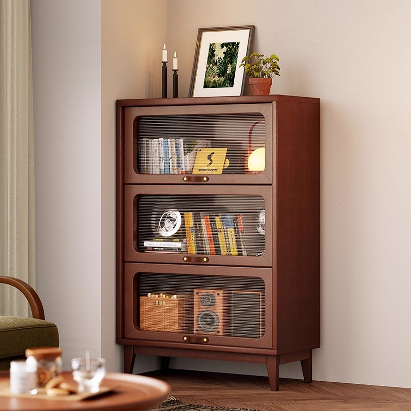 包安装【进口FAS级橡胶木】书柜