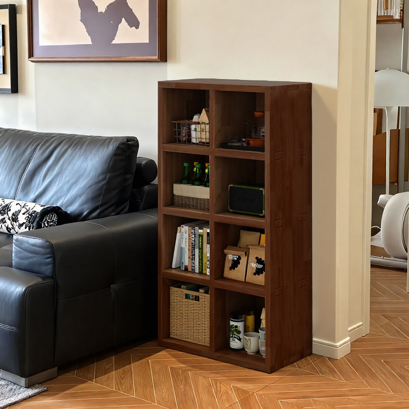 中古风实木沙发边柜小户型客厅自由组合收纳柜展示柜边几格子书柜,住宅家具,角几/边几,淘宝优惠券,粉丝福利购,淘宝优惠卷