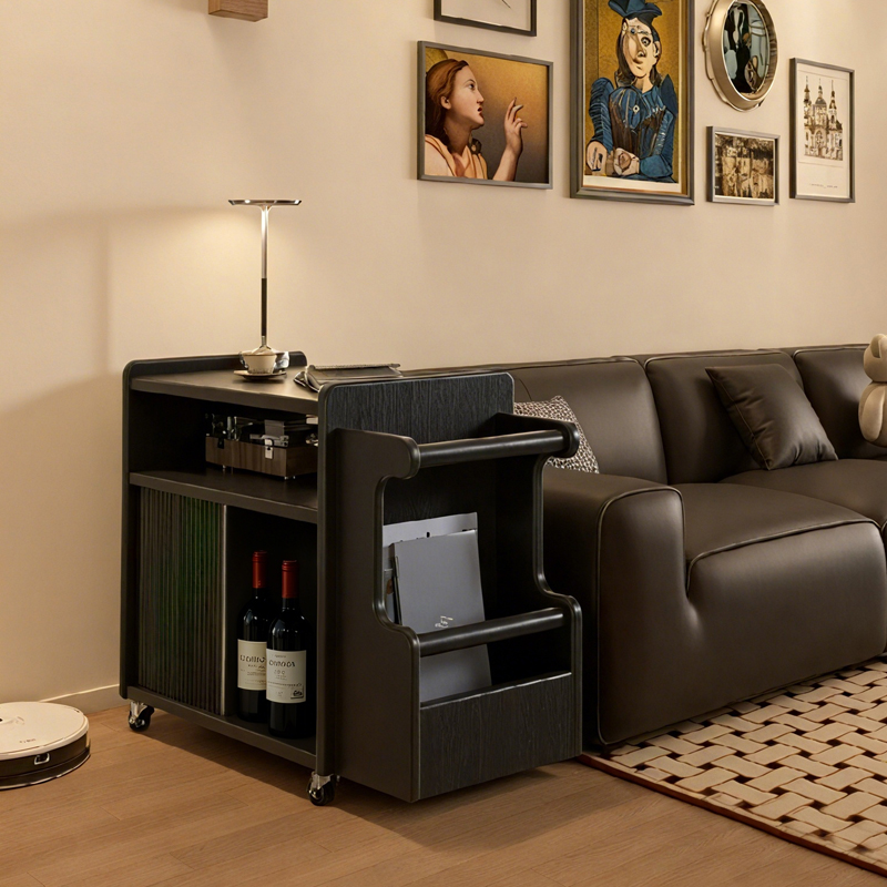 【全实木】边几小推车边柜无异味